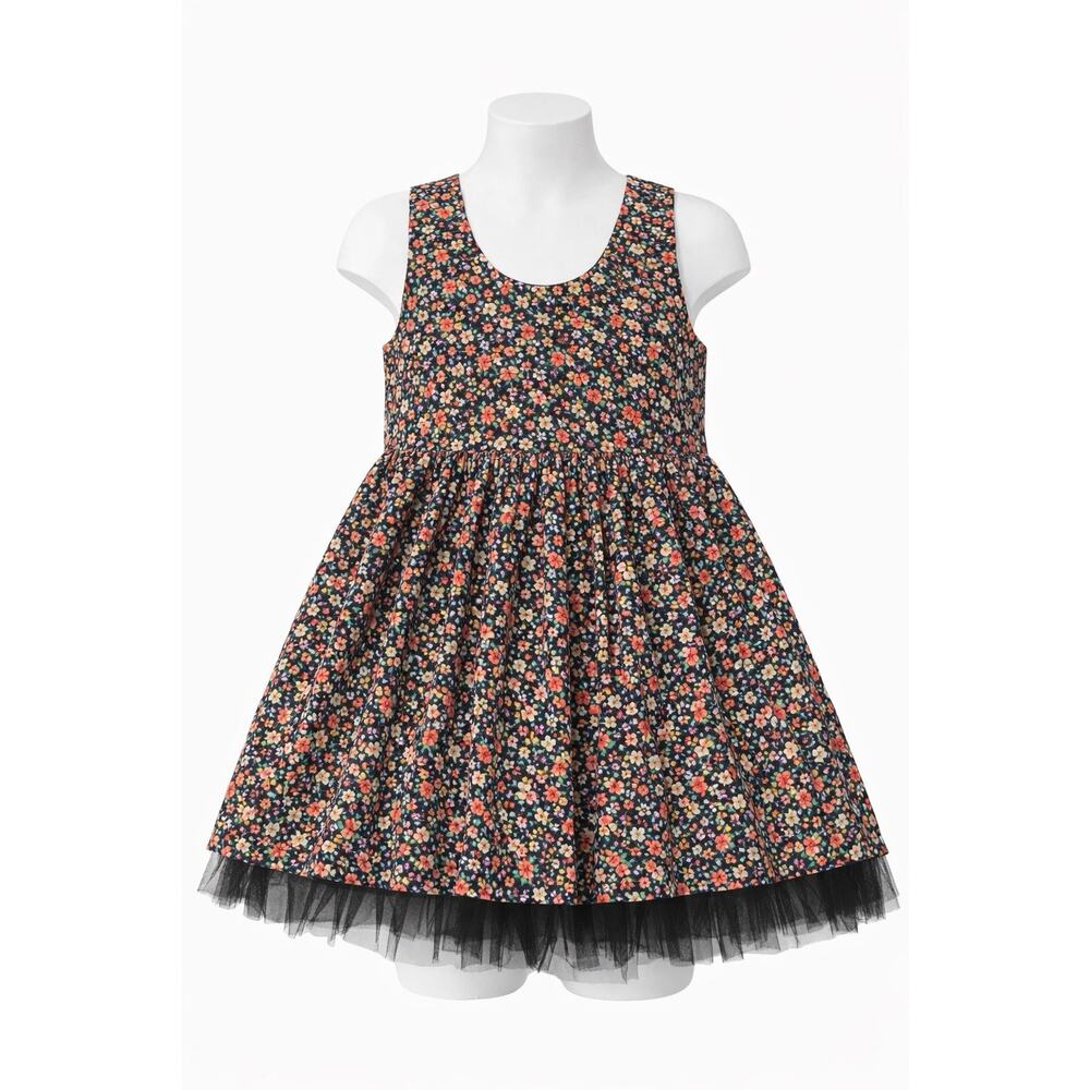 Lacy Lane Toddler Girl Floral Dress 4T Sleeveless A-Line Knee Length